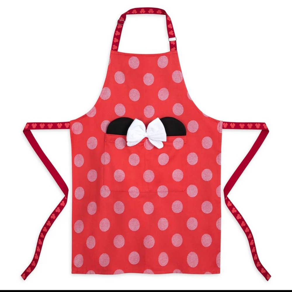 Disney Apron - Mickey Mousewares - Minnie Polka Dot   - NWT!!!